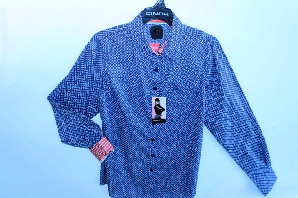 Women's Cinch Blue Pattern 