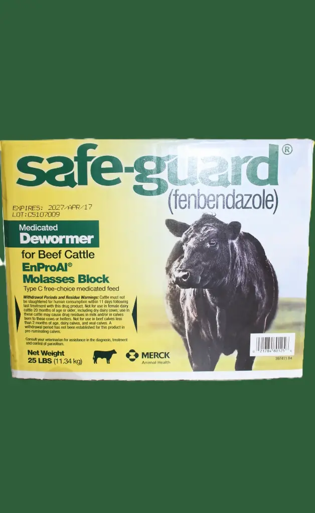 Safegaurd Dewormer Molasses Block 
