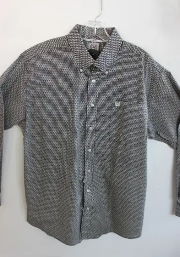 Men's Cinch Black & White Fish 