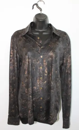 [16798] Women's Cowgirl Tuff Copper Snakeskin 