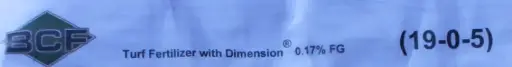 [4321] 19-0-5 17% Dim 30% PCU Fertilizer 